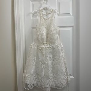 B Darlin Dresses | Color: White | Size 13/14| NWT